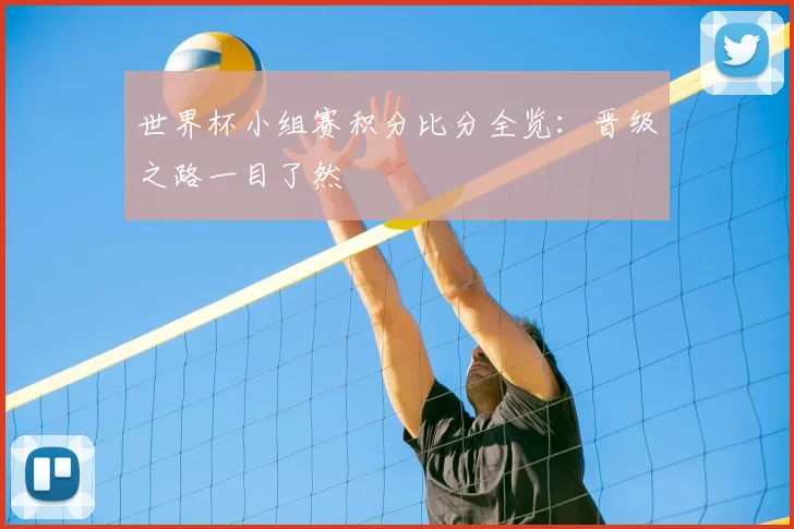 世界杯小组赛积分比分全览：晋级之路一目了然
