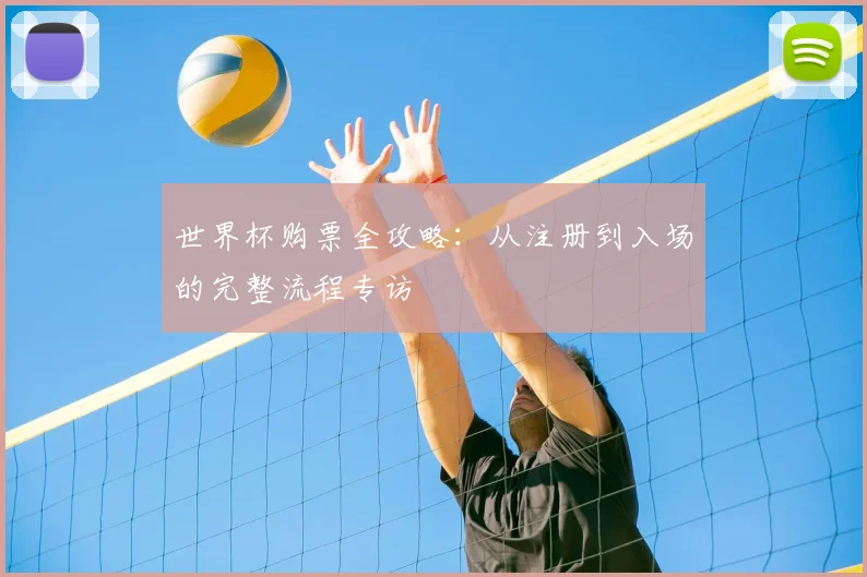 世界杯购票全攻略:从注册到入场的完整流程专访