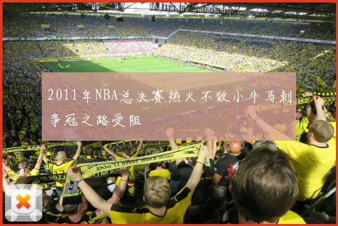 2011年NBA总决赛热火不敌小牛马刺争冠之路受阻
