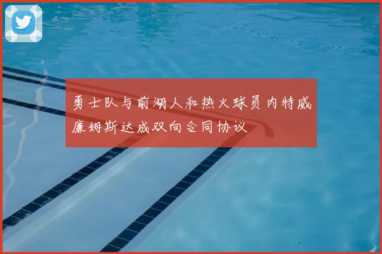 勇士队与前湖人和热火球员内特威廉姆斯达成双向合同协议
